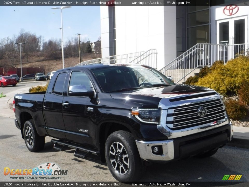 2020 Toyota Tundra Limited Double Cab 4x4 Midnight Black Metallic / Black Photo #1