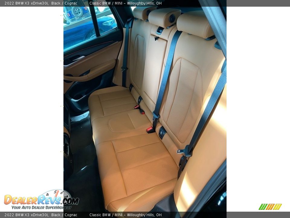 2022 BMW X3 xDrive30i Black / Cognac Photo #5
