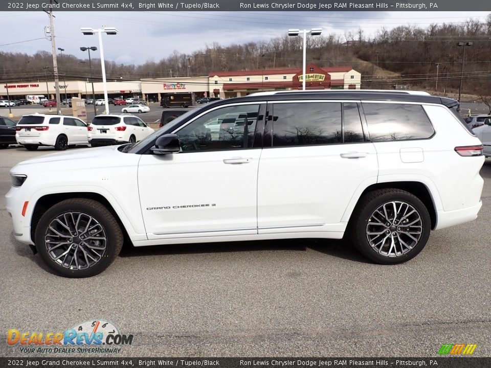 2022 Jeep Grand Cherokee L Summit 4x4 Bright White / Tupelo/Black Photo #2