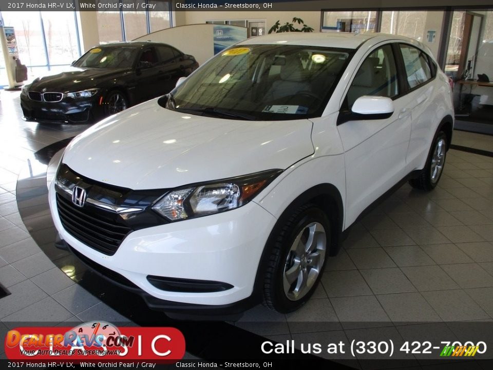 2017 Honda HR-V LX White Orchid Pearl / Gray Photo #1