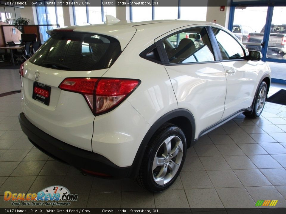 2017 Honda HR-V LX White Orchid Pearl / Gray Photo #7