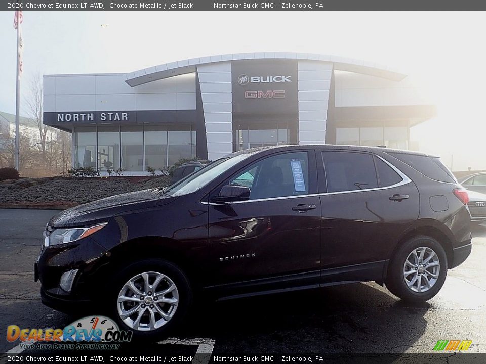 2020 Chevrolet Equinox LT AWD Chocolate Metallic / Jet Black Photo #1