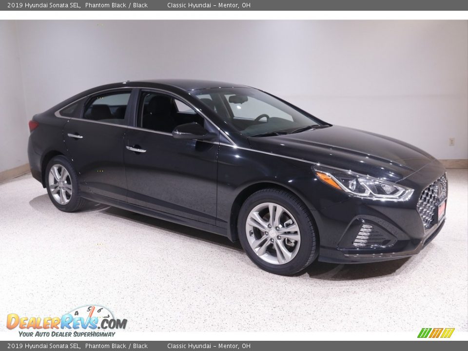 2019 Hyundai Sonata SEL Phantom Black / Black Photo #1