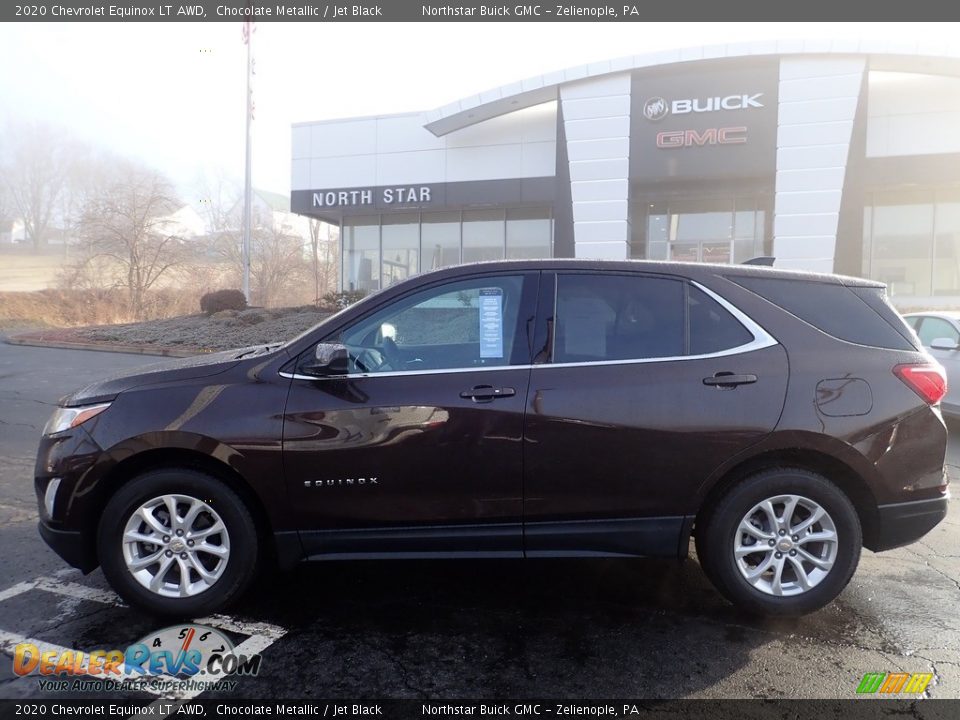 2020 Chevrolet Equinox LT AWD Chocolate Metallic / Jet Black Photo #2