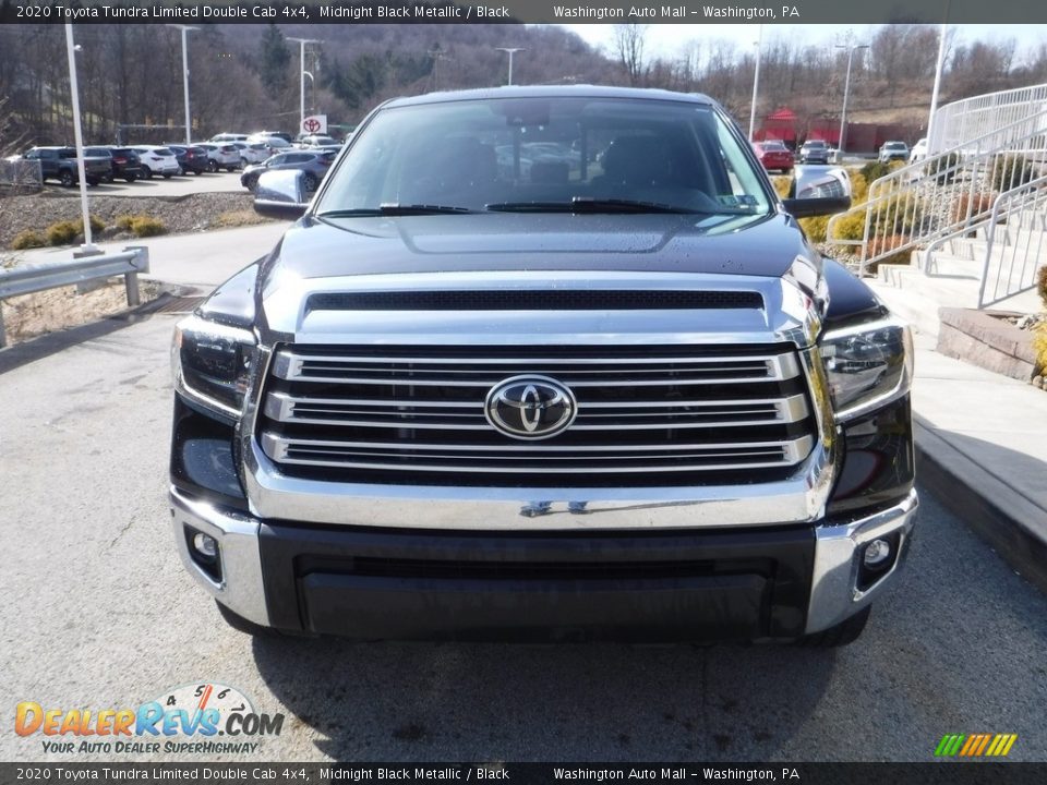2020 Toyota Tundra Limited Double Cab 4x4 Midnight Black Metallic / Black Photo #14