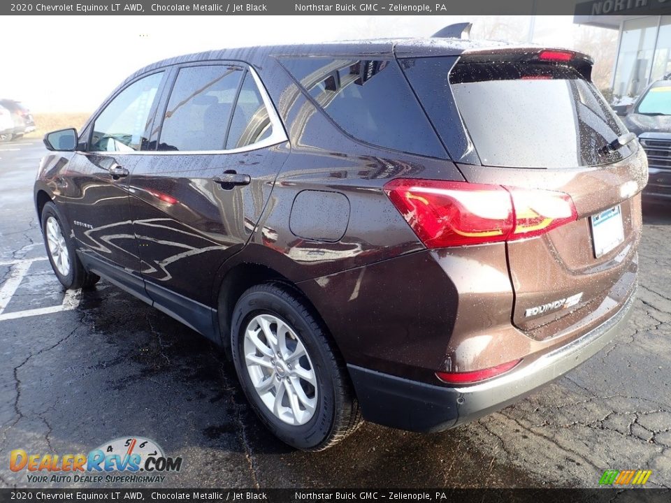 2020 Chevrolet Equinox LT AWD Chocolate Metallic / Jet Black Photo #3