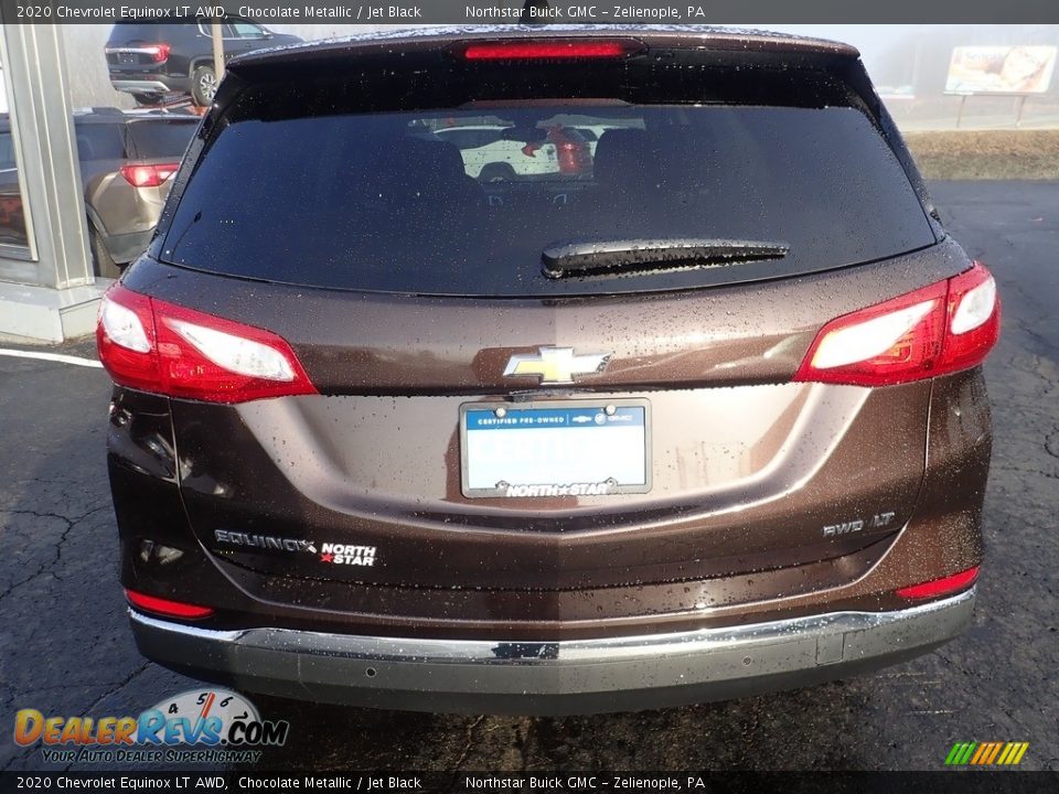 2020 Chevrolet Equinox LT AWD Chocolate Metallic / Jet Black Photo #4