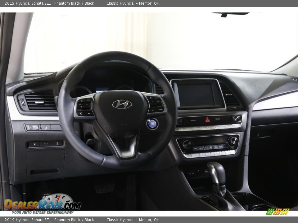2019 Hyundai Sonata SEL Phantom Black / Black Photo #6