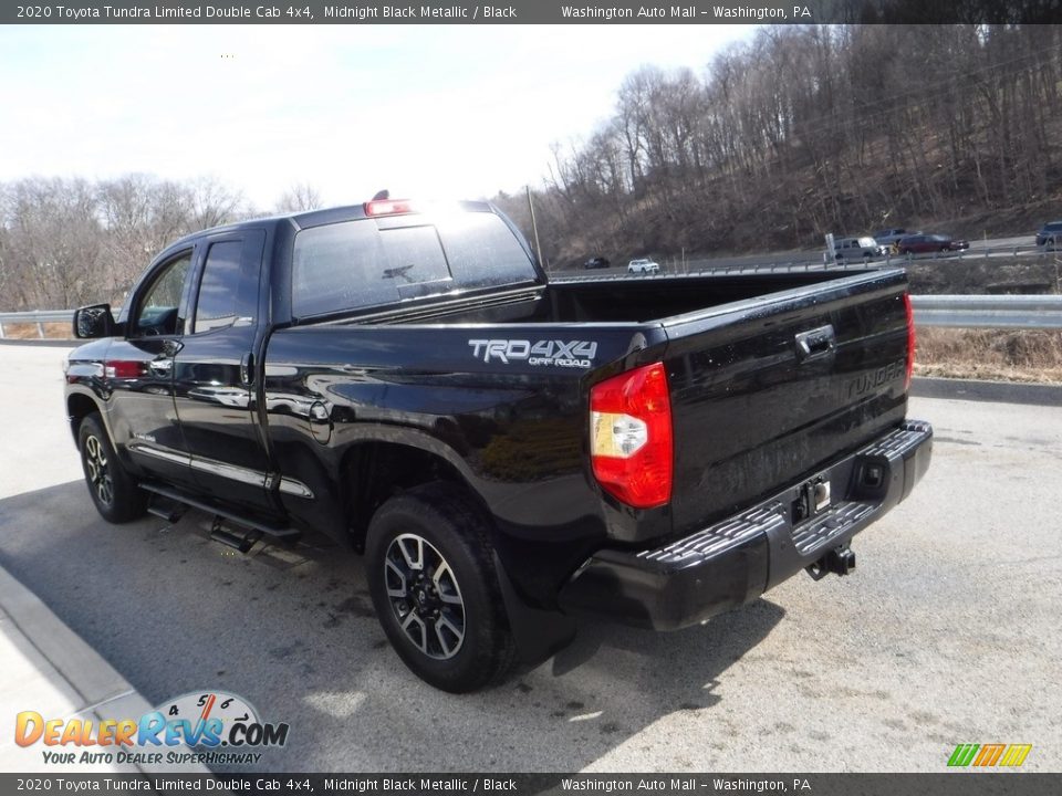 2020 Toyota Tundra Limited Double Cab 4x4 Midnight Black Metallic / Black Photo #17