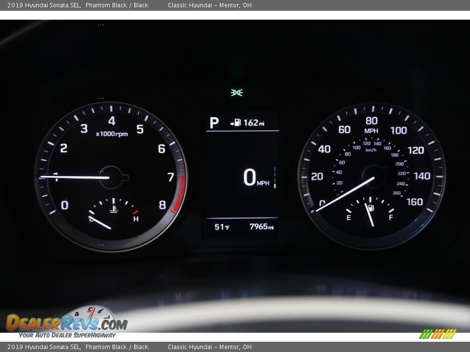 2019 Hyundai Sonata SEL Phantom Black / Black Photo #8