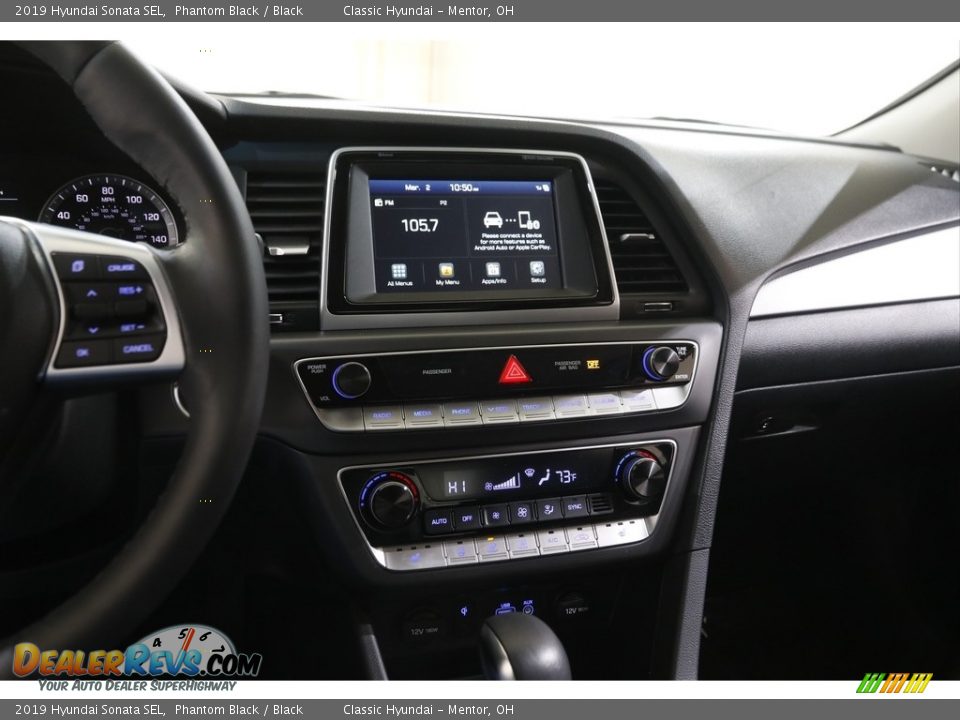 2019 Hyundai Sonata SEL Phantom Black / Black Photo #9