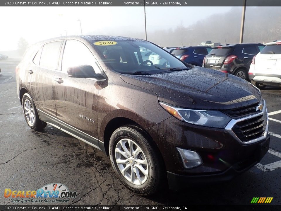 2020 Chevrolet Equinox LT AWD Chocolate Metallic / Jet Black Photo #8