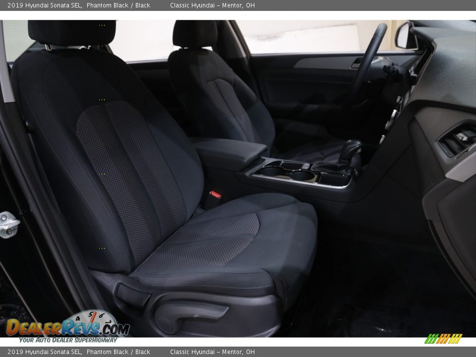 2019 Hyundai Sonata SEL Phantom Black / Black Photo #14