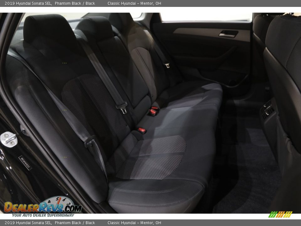 2019 Hyundai Sonata SEL Phantom Black / Black Photo #15