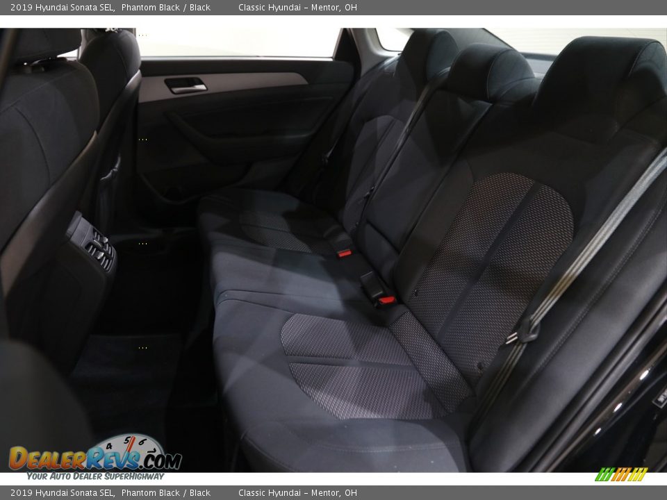 2019 Hyundai Sonata SEL Phantom Black / Black Photo #16