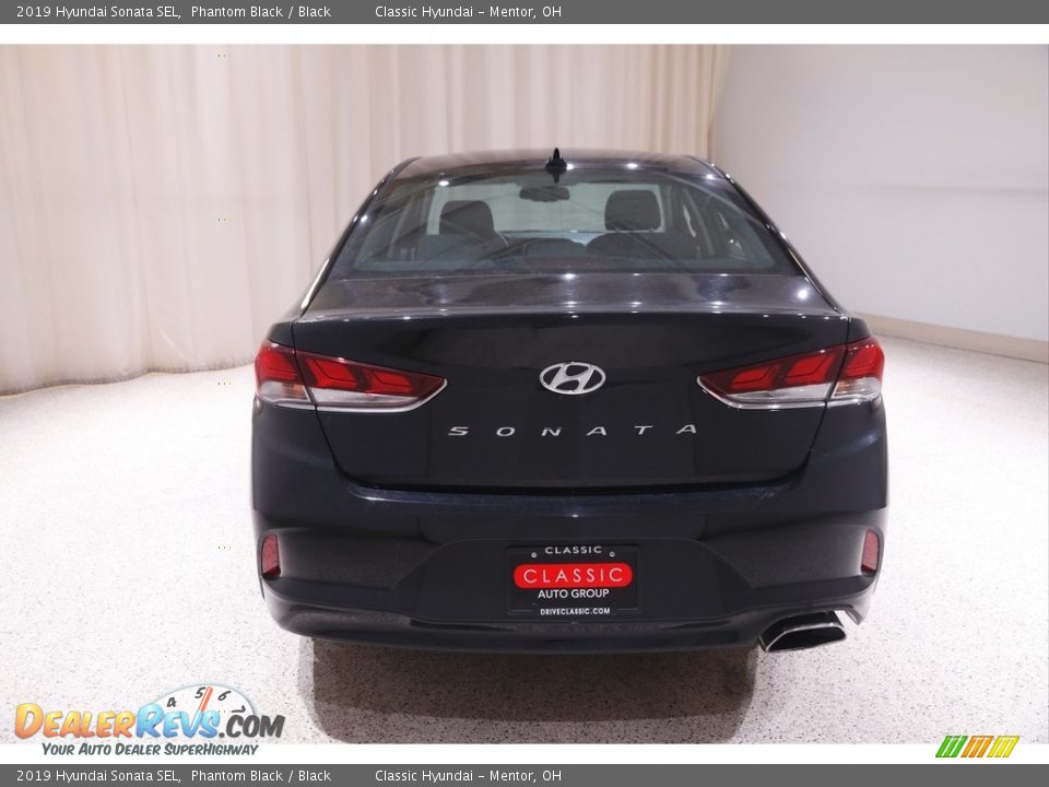 2019 Hyundai Sonata SEL Phantom Black / Black Photo #17