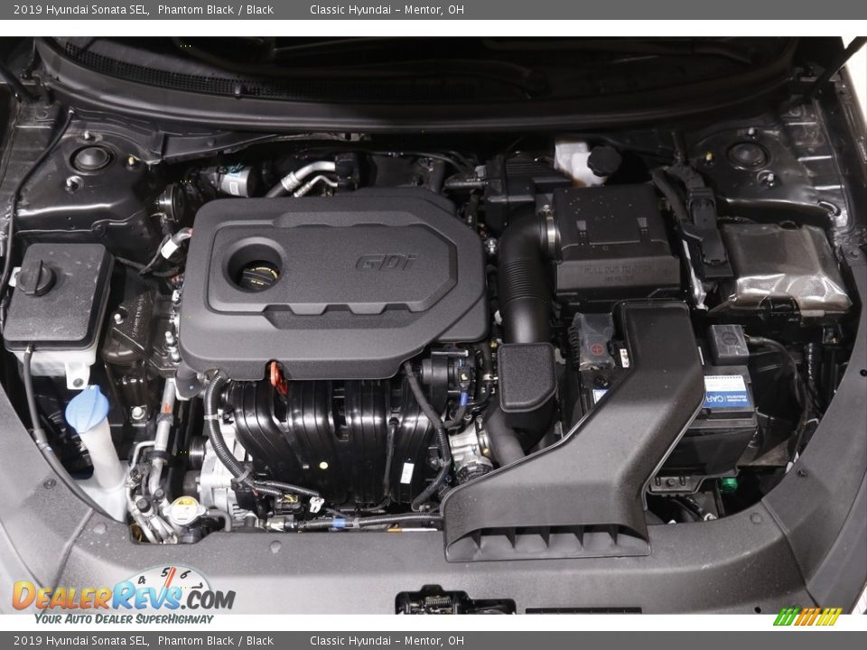 2019 Hyundai Sonata SEL Phantom Black / Black Photo #18