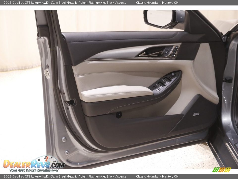 2018 Cadillac CTS Luxury AWD Satin Steel Metallic / Light Platinum/Jet Black Accents Photo #4
