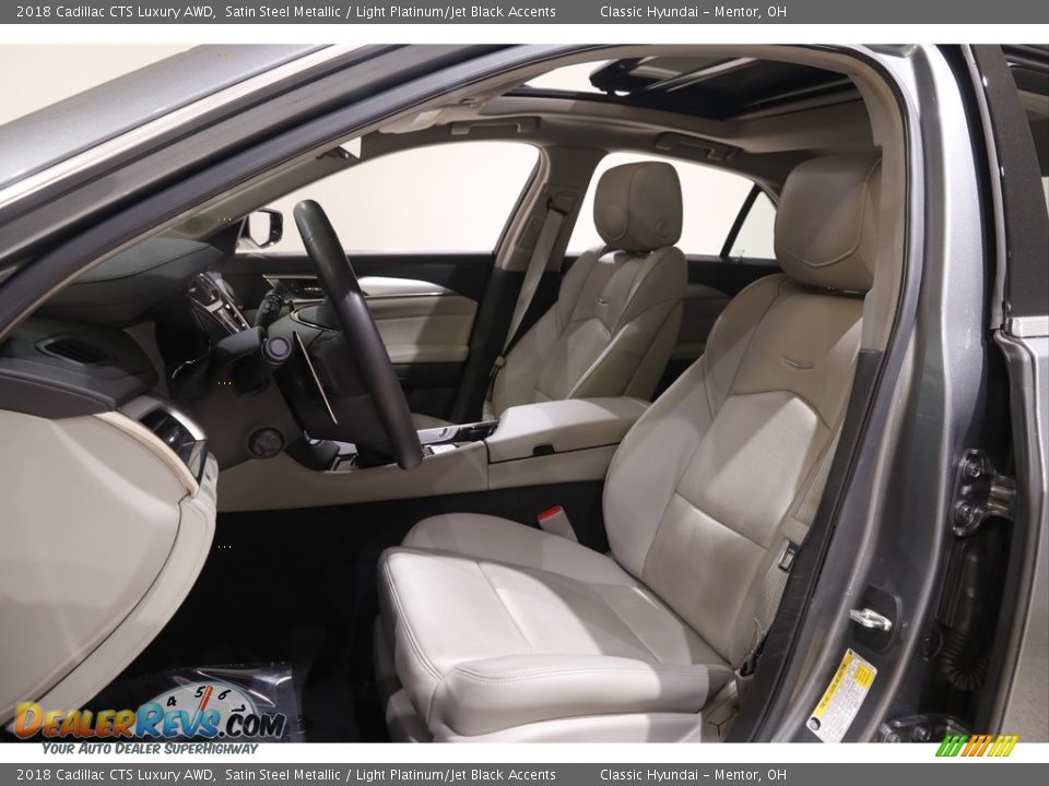 2018 Cadillac CTS Luxury AWD Satin Steel Metallic / Light Platinum/Jet Black Accents Photo #5