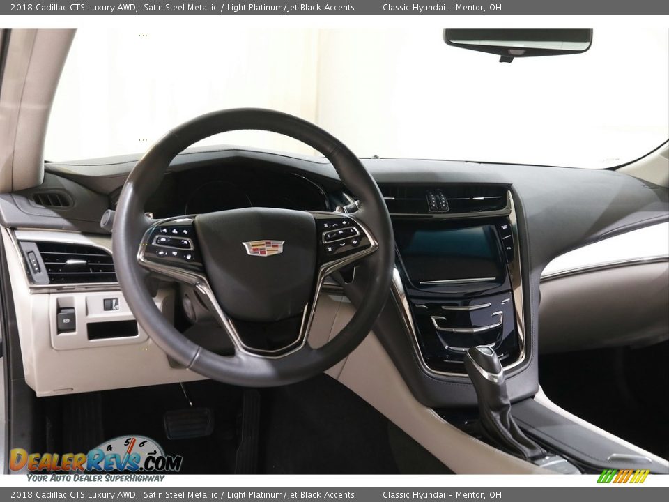 2018 Cadillac CTS Luxury AWD Satin Steel Metallic / Light Platinum/Jet Black Accents Photo #6
