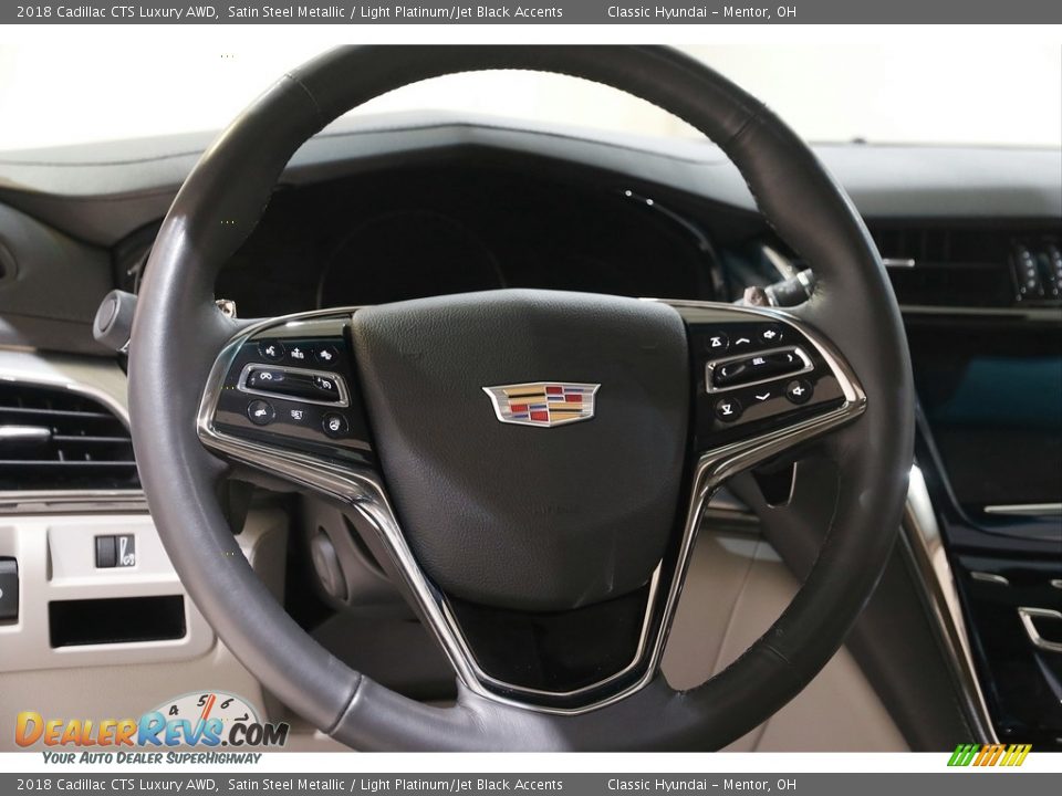 2018 Cadillac CTS Luxury AWD Satin Steel Metallic / Light Platinum/Jet Black Accents Photo #7