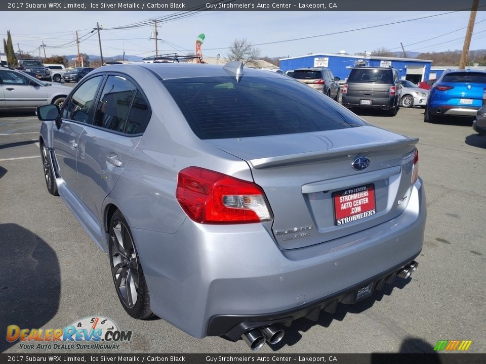 2017 Subaru WRX Limited Ice Silver Metallic / Carbon Black Photo #9