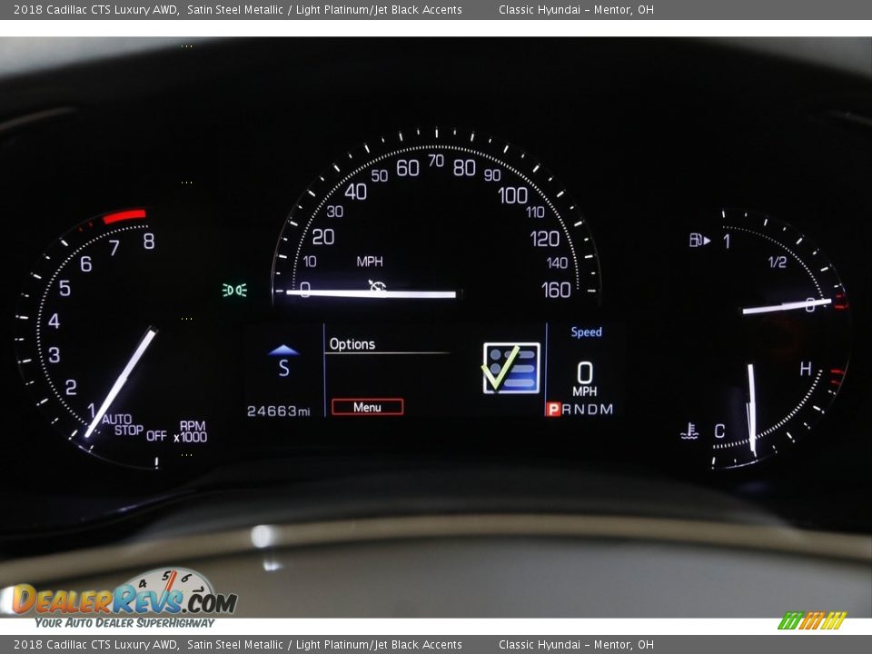 2018 Cadillac CTS Luxury AWD Satin Steel Metallic / Light Platinum/Jet Black Accents Photo #8