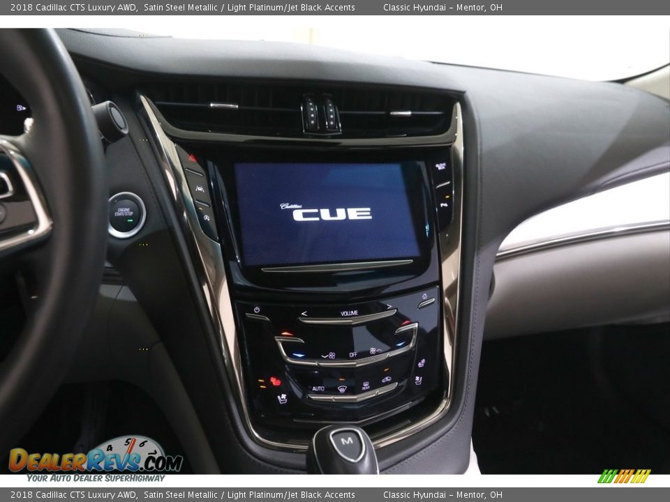 2018 Cadillac CTS Luxury AWD Satin Steel Metallic / Light Platinum/Jet Black Accents Photo #9