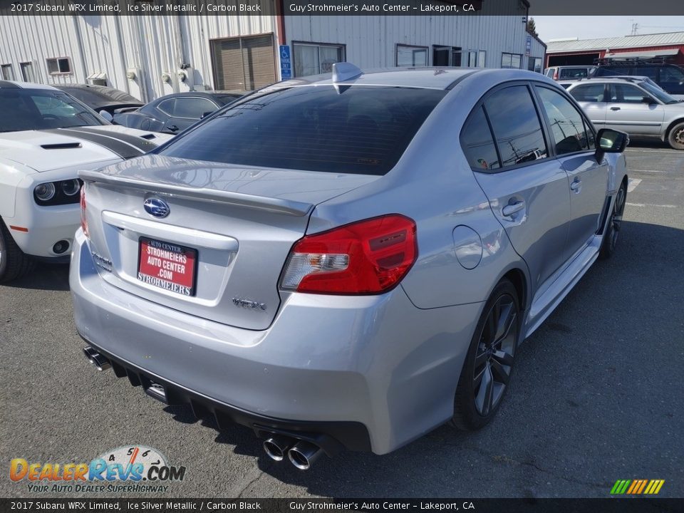 2017 Subaru WRX Limited Ice Silver Metallic / Carbon Black Photo #11