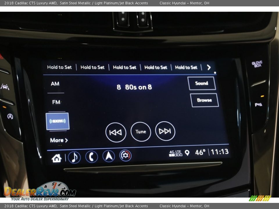 2018 Cadillac CTS Luxury AWD Satin Steel Metallic / Light Platinum/Jet Black Accents Photo #10
