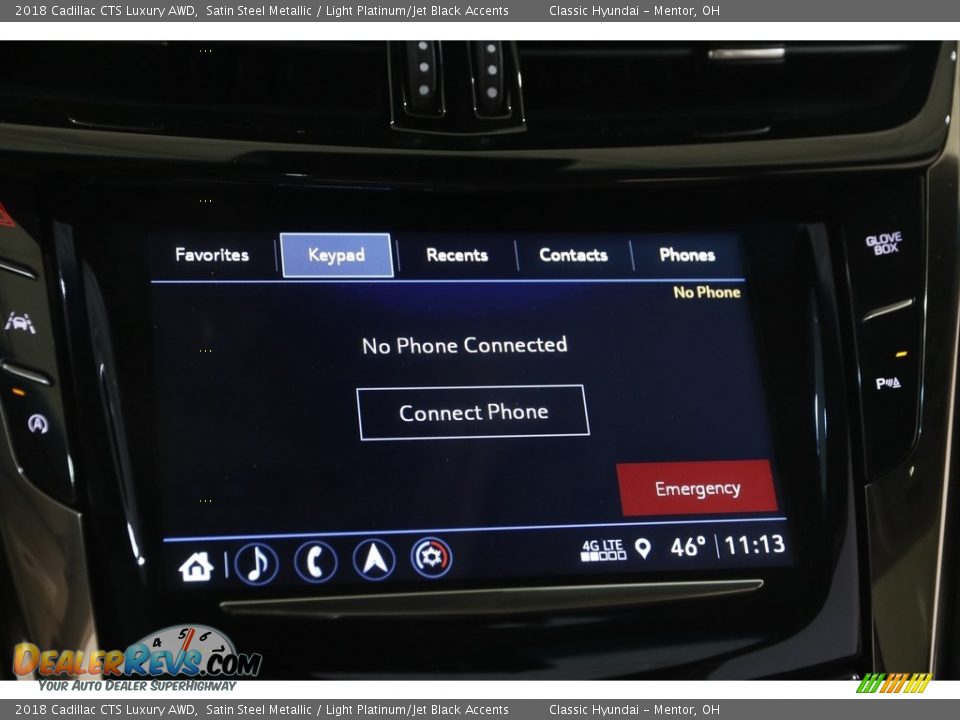 2018 Cadillac CTS Luxury AWD Satin Steel Metallic / Light Platinum/Jet Black Accents Photo #11