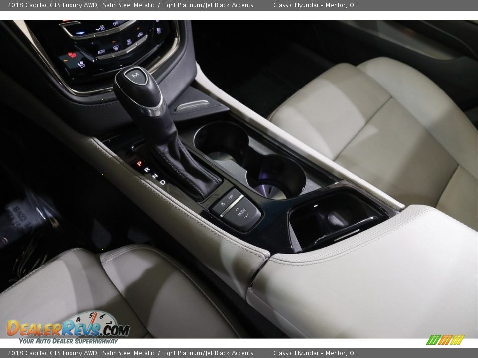 2018 Cadillac CTS Luxury AWD Satin Steel Metallic / Light Platinum/Jet Black Accents Photo #16