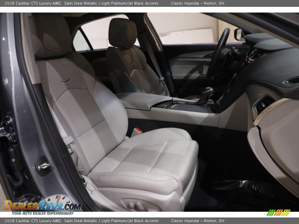 2018 Cadillac CTS Luxury AWD Satin Steel Metallic / Light Platinum/Jet Black Accents Photo #17