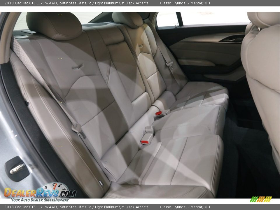 2018 Cadillac CTS Luxury AWD Satin Steel Metallic / Light Platinum/Jet Black Accents Photo #18