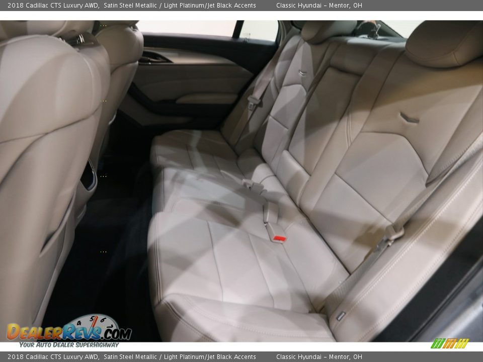 2018 Cadillac CTS Luxury AWD Satin Steel Metallic / Light Platinum/Jet Black Accents Photo #19