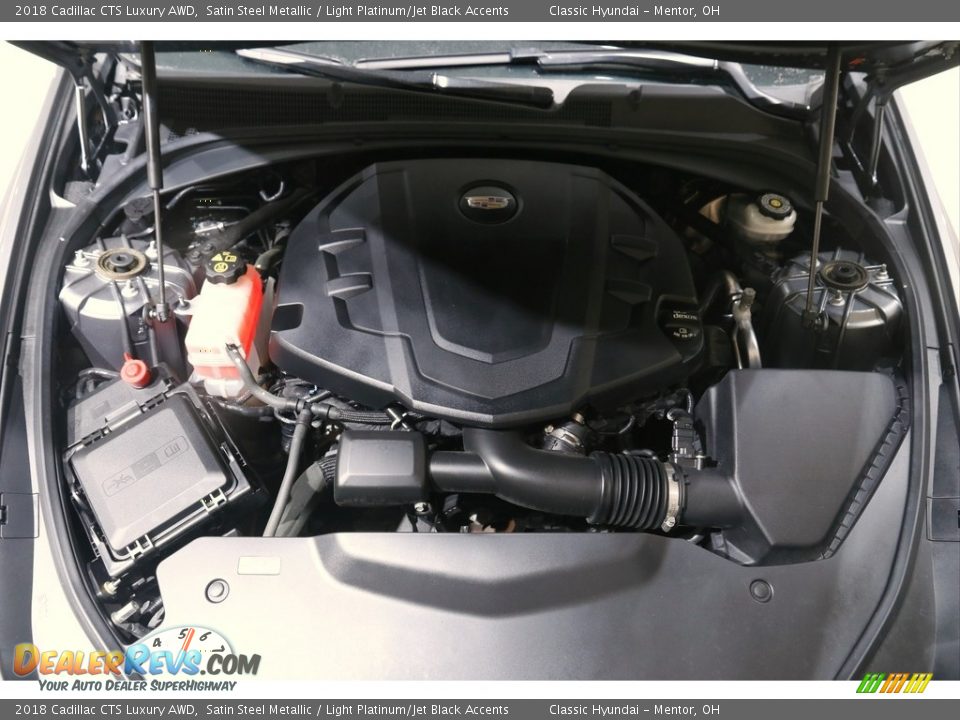 2018 Cadillac CTS Luxury AWD Satin Steel Metallic / Light Platinum/Jet Black Accents Photo #21