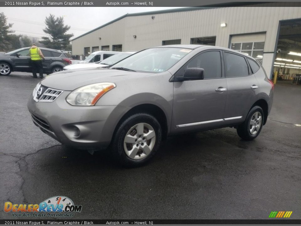 2011 Nissan Rogue S Platinum Graphite / Black Photo #3