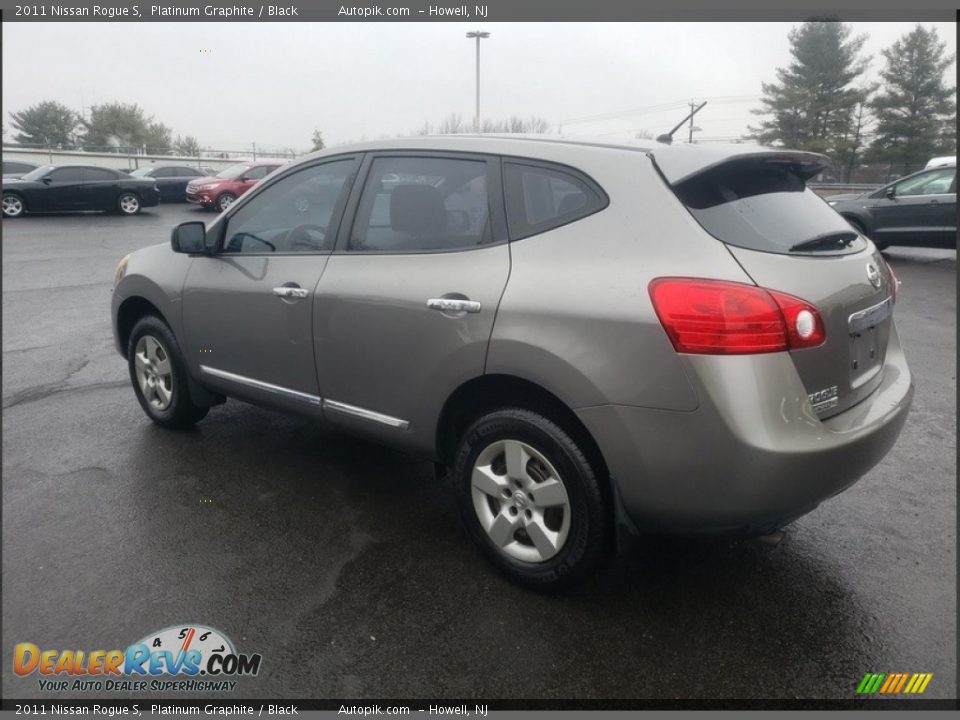 2011 Nissan Rogue S Platinum Graphite / Black Photo #6