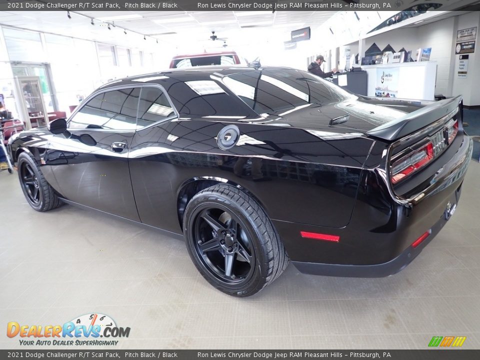 2021 Dodge Challenger R/T Scat Pack Pitch Black / Black Photo #3