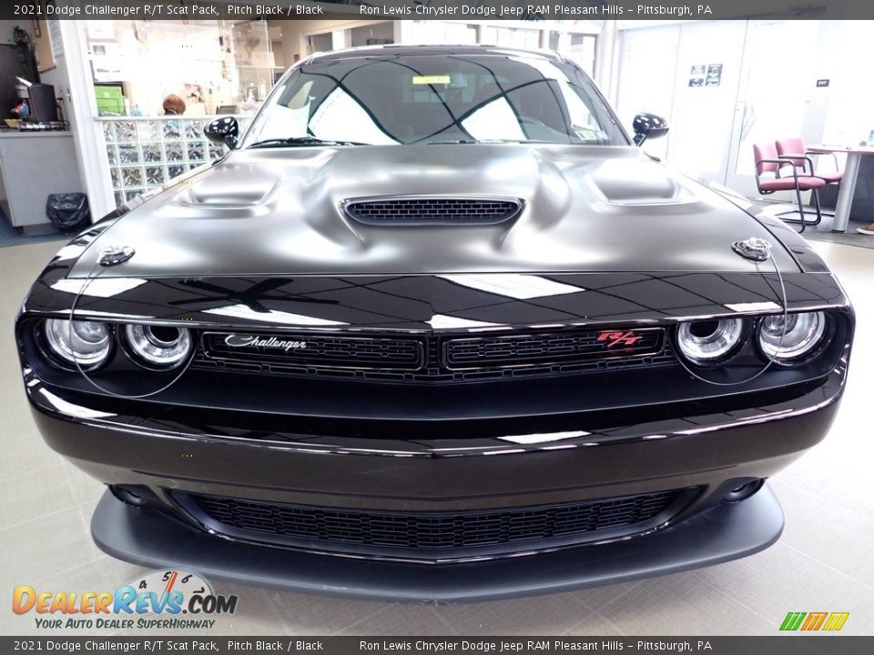 2021 Dodge Challenger R/T Scat Pack Pitch Black / Black Photo #9