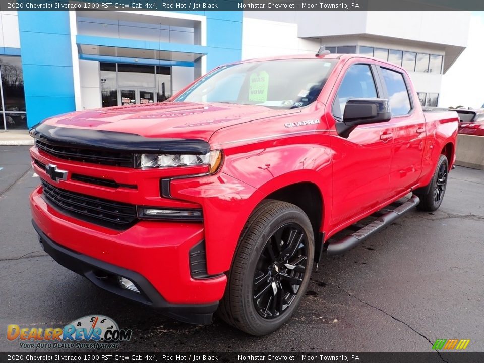 2020 Chevrolet Silverado 1500 RST Crew Cab 4x4 Red Hot / Jet Black Photo #2