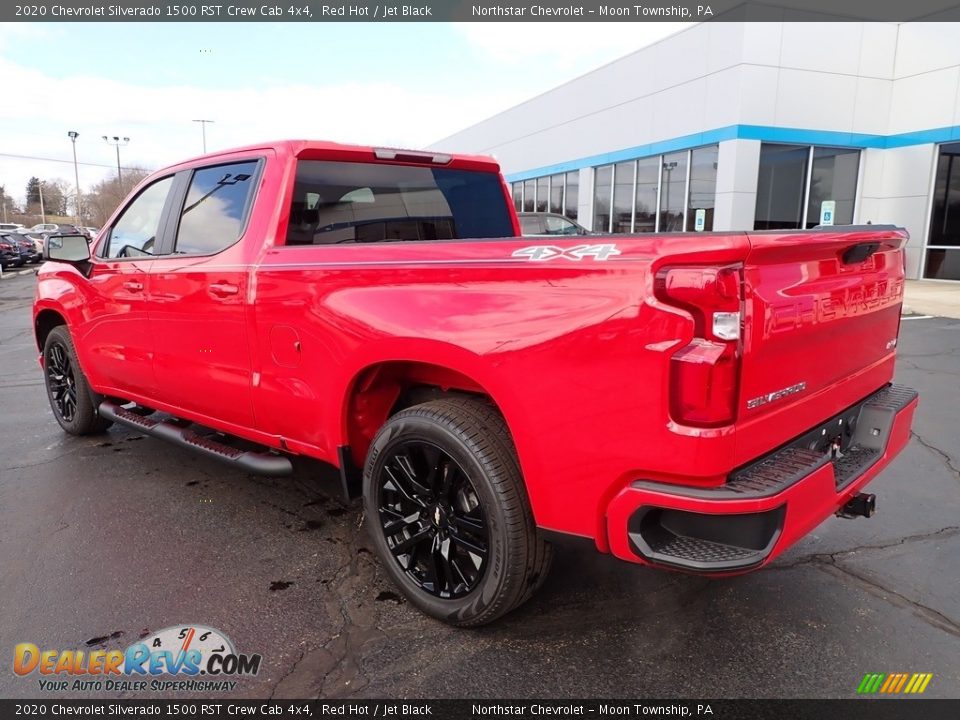 2020 Chevrolet Silverado 1500 RST Crew Cab 4x4 Red Hot / Jet Black Photo #4