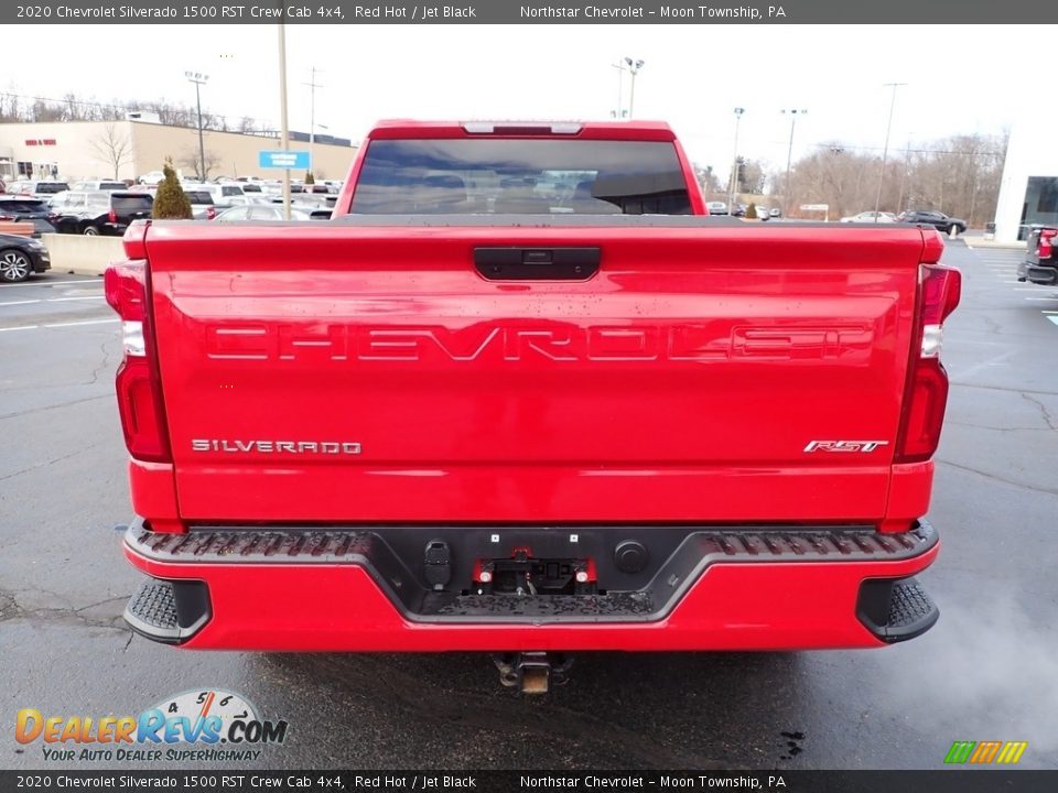 2020 Chevrolet Silverado 1500 RST Crew Cab 4x4 Red Hot / Jet Black Photo #6