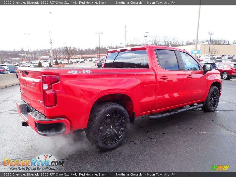 2020 Chevrolet Silverado 1500 RST Crew Cab 4x4 Red Hot / Jet Black Photo #8