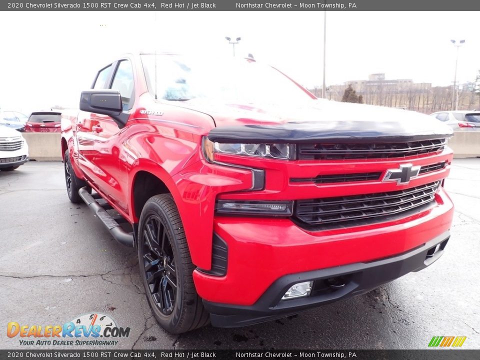 2020 Chevrolet Silverado 1500 RST Crew Cab 4x4 Red Hot / Jet Black Photo #11