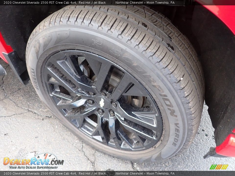 2020 Chevrolet Silverado 1500 RST Crew Cab 4x4 Red Hot / Jet Black Photo #13