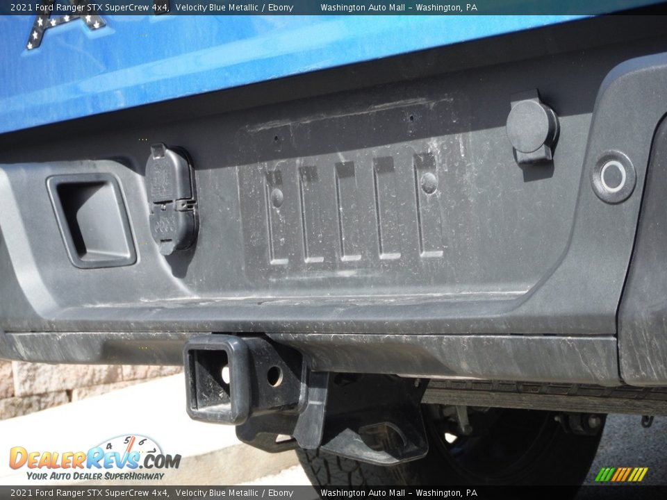 2021 Ford Ranger STX SuperCrew 4x4 Velocity Blue Metallic / Ebony Photo #17