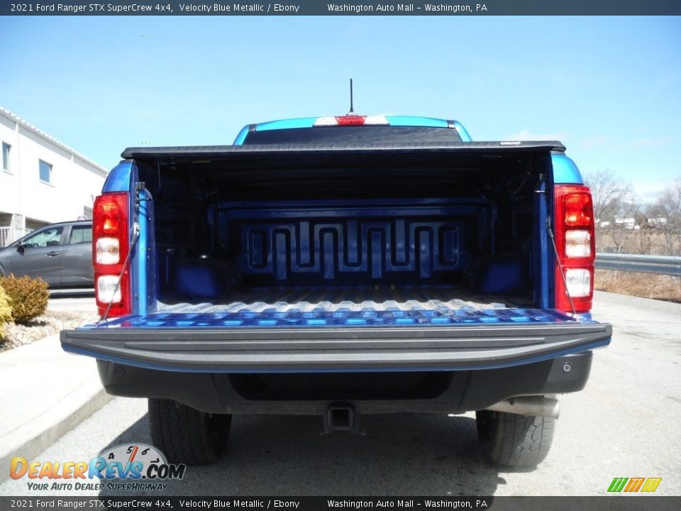 2021 Ford Ranger STX SuperCrew 4x4 Velocity Blue Metallic / Ebony Photo #19