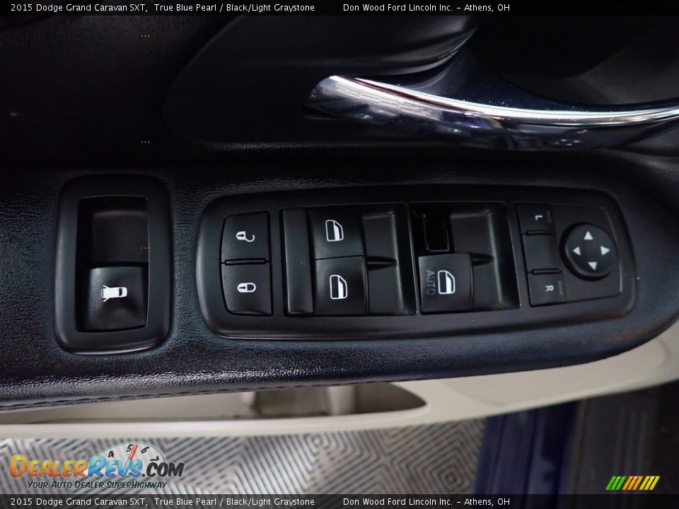 2015 Dodge Grand Caravan SXT True Blue Pearl / Black/Light Graystone Photo #21