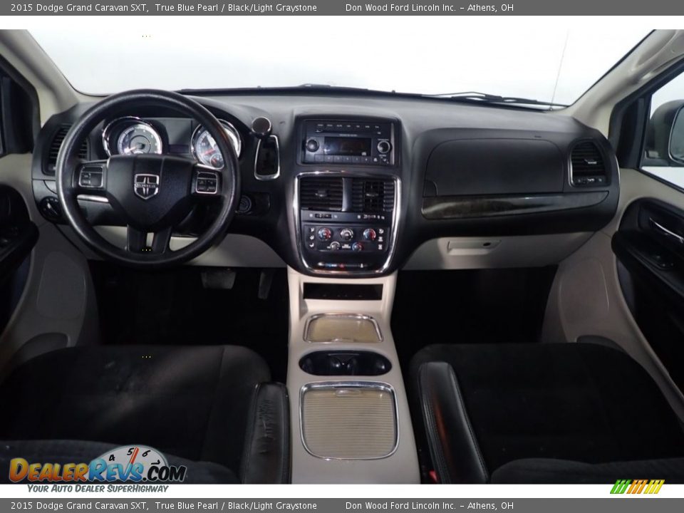 2015 Dodge Grand Caravan SXT True Blue Pearl / Black/Light Graystone Photo #23
